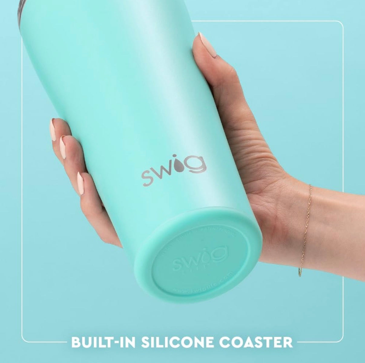 Swig Life 32oz Insulated Tumbler, Travel Coffee Tumbler with Lid, Cup Holder Friendly Travel Coffee Mug, Stainless Steel with Lid (Desert Child)
